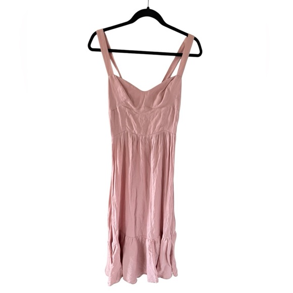 Reformation Blush Pink Midi Dress - Picture 4 of 9